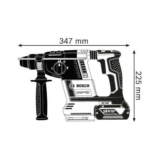 Bosch博世充電式鎚鑽 GBH 18V-26 Solo Professional