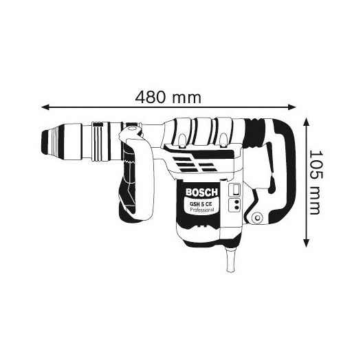 Bosch博世SDS-max電鎚GSH 5 CE Professional