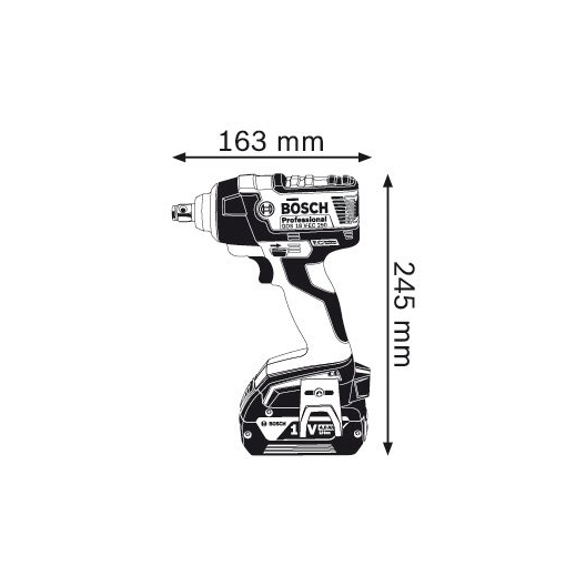 Bosch博世充電式衝擊扳手機 GDS 18 V-EC 250 Professional