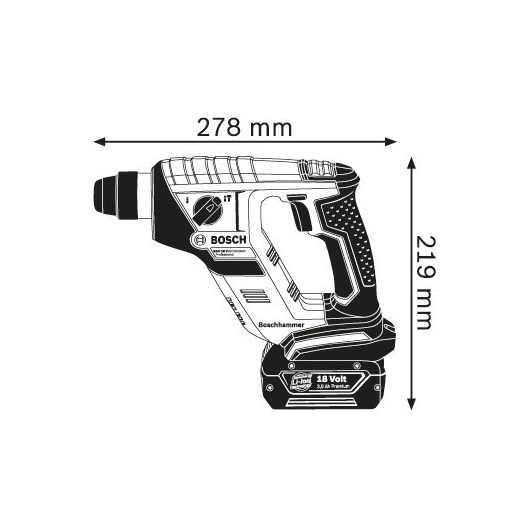 Bosch博世充電式鎚鑽 GBH 18 V-LI Compact Professional