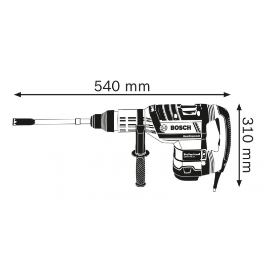 Bosch博世五溝鎚鑽 GBH 8-45 D Professional