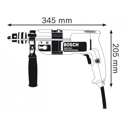 Bosch博世震動電鑽 GSB 20-2 Professional