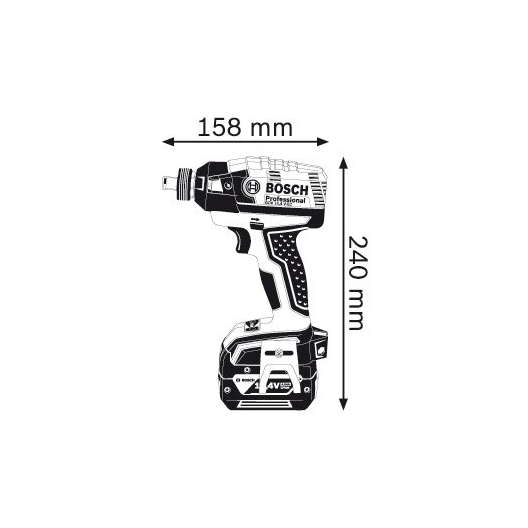 Bosch博世充電式衝擊起子機 /扳手 GDX 14,4 V-EC Professional