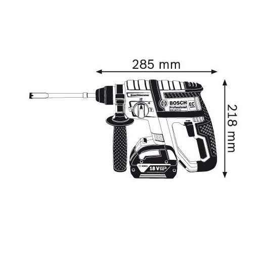 Bosch博世充電式鎚鑽 GBH 18 V-EC Professional