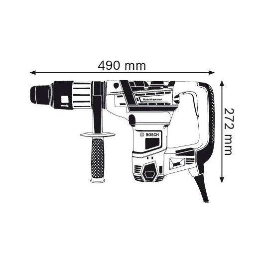 Bosch博世五溝鎚鑽 GBH 5-40 D Professional