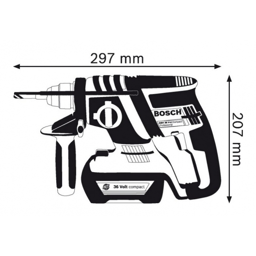 Bosch博世充電式鎚鑽 GBH 36 V-LIY Professional