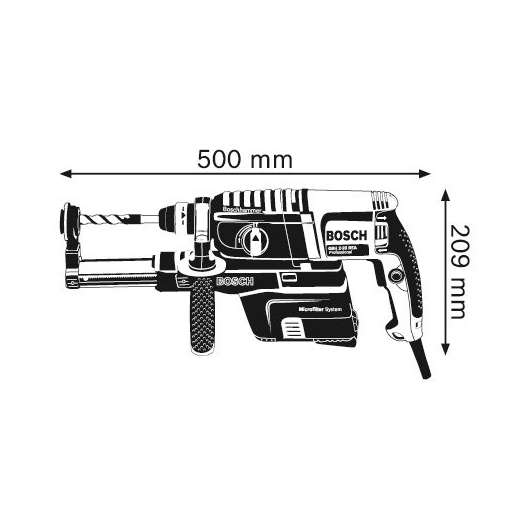 Bosch博世SDS-plus四溝吸塵鎚鑽 GBH 2-23 REA Professional