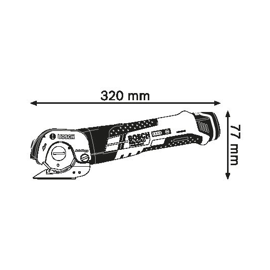 Bosch博世充電式通用電剪 GUS 10,8 V-LI Solo Professional