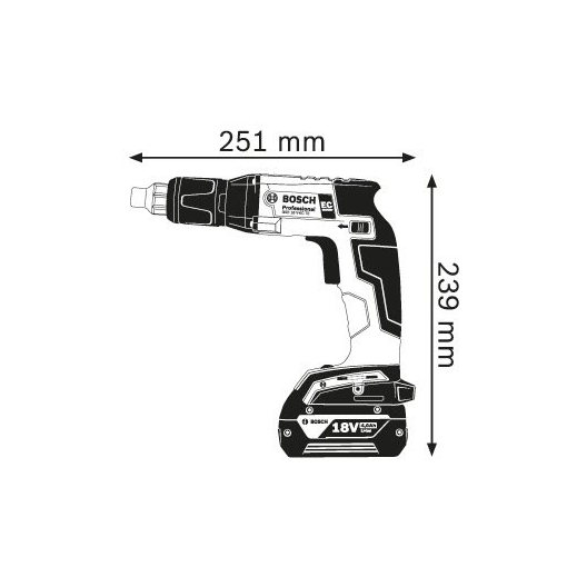 Bosch博世充電式石膏板電動起子機 GSR 18 V-EC TE Professional