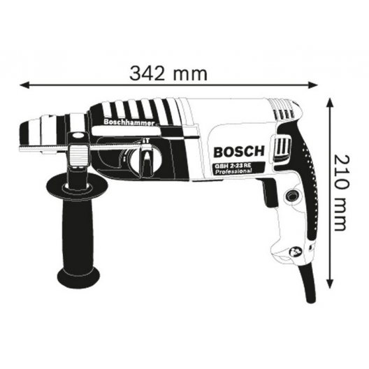 Bosch博世四溝鎚鑽 GBH 2-23 RE Professional