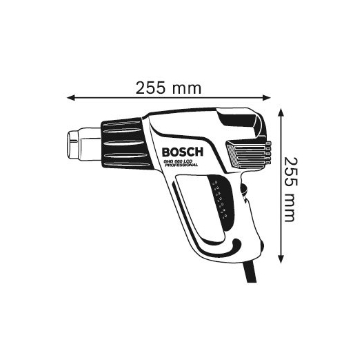 Bosch博世熱風槍 GHG 660 LCD Professional