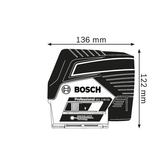 Bosch博世組合雷射 GCL 2-50 CG Professional