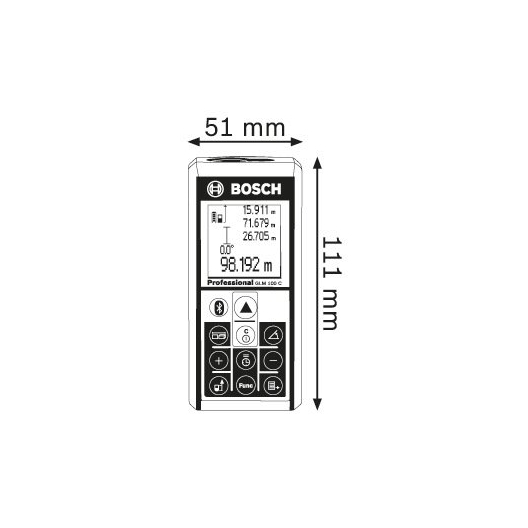 Bosch博世雷射測距儀 GLM 100 C Professional