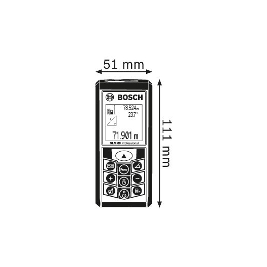 Bosch博世雷射測距儀 GLM 80 Professional