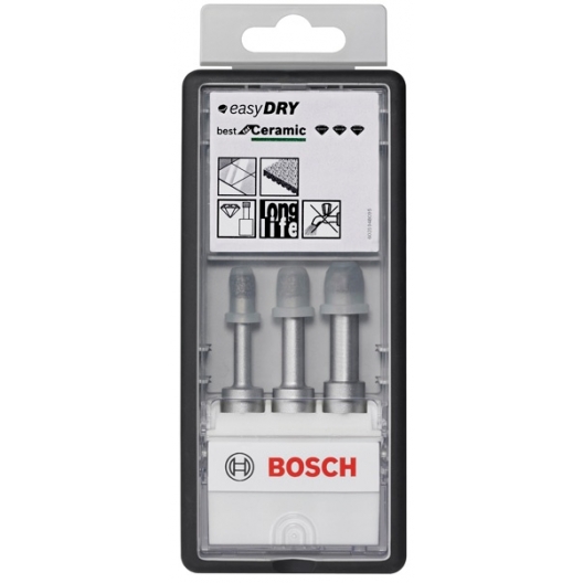 Bosch博世Robust Line3件式免加水鑽石管鑽頭組Easy Dry