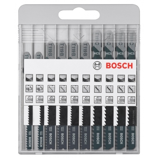 Bosch博世10件式線鋸機刀片組 (木工用)