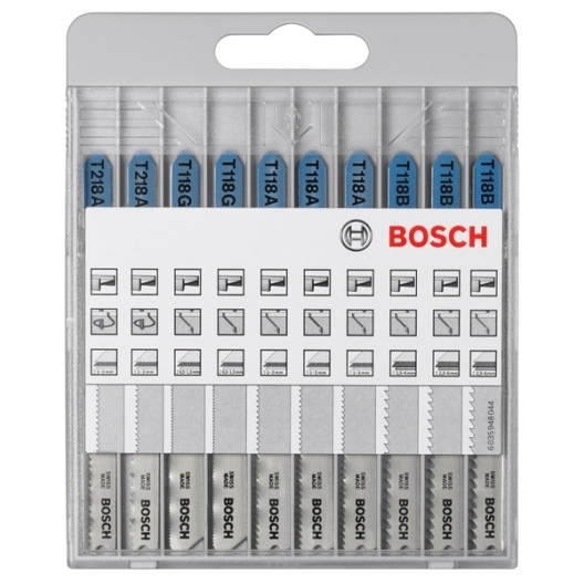 Bosch博世10件式線鋸機刀片組(鐵工用)